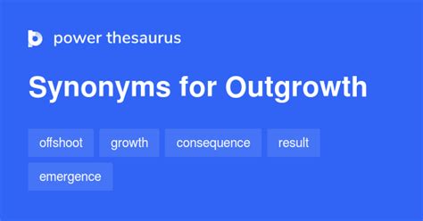 outgrowth synonym